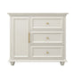 Contemporary White Buffet Sideboard Solid Wood Sideboard Cabinet with Drawers and Doors 35"L x 16"W x 31"H Wood Clearhalo 'buffet_sideboard' 'Buffets & Sideboards' 'furn' 'furn_buffet_sideboard' 'Furniture' 'Kitchen & Dining Furniture' 7637835