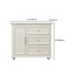 Contemporary White Buffet Sideboard Solid Wood Sideboard Cabinet with Drawers and Doors Clearhalo 'buffet_sideboard' 'Buffets & Sideboards' 'furn' 'furn_buffet_sideboard' 'Furniture' 'Kitchen & Dining Furniture' 7637852