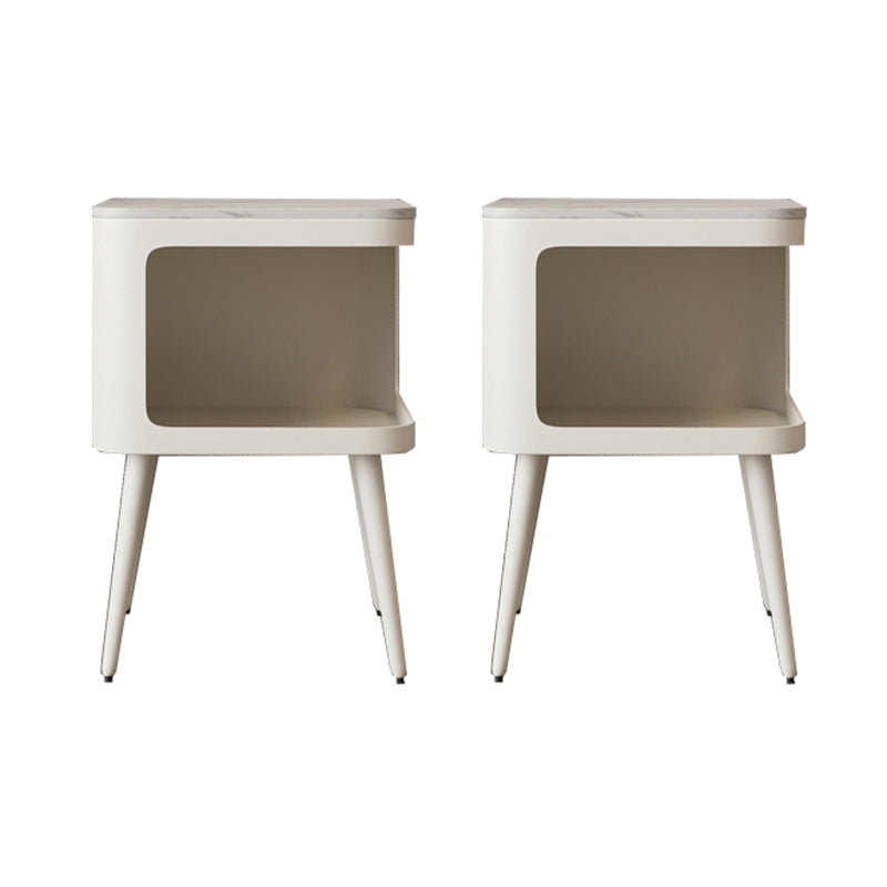 寝室のためのオープンストレージナイトスタンドコンテンポラリーベッドナイトスタンド