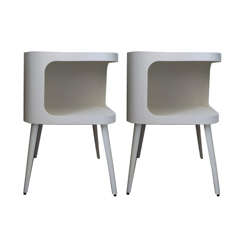 寝室のためのオープンストレージナイトスタンドコンテンポラリーベッドナイトスタンド