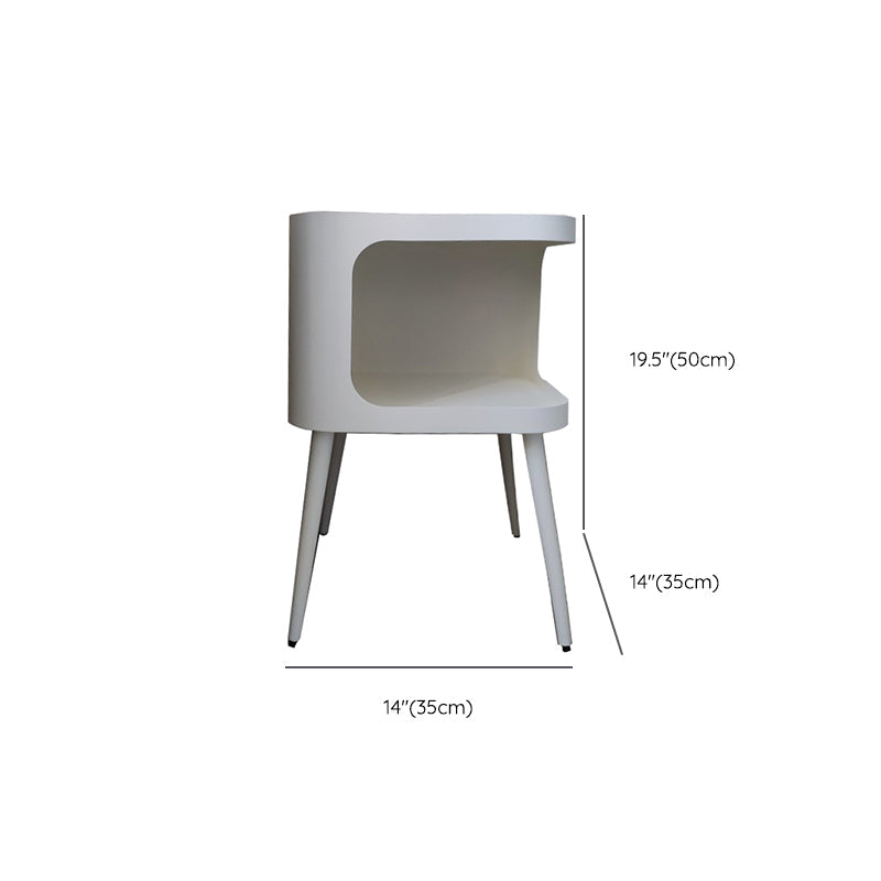 寝室のためのオープンストレージナイトスタンドコンテンポラリーベッドナイトスタンド