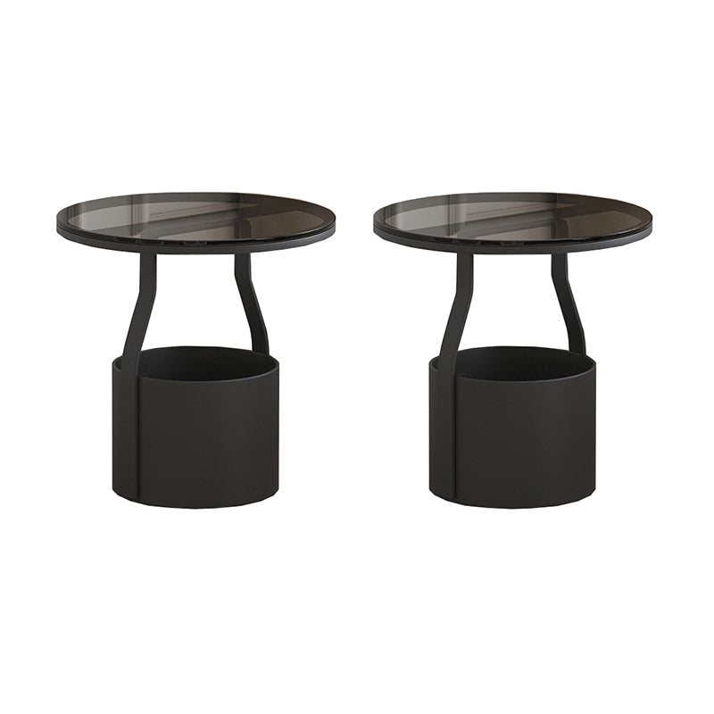 Table de nuit contemporaine ouverte de nuit de lit de lit pour chambre à coucher