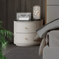 Modern Accent Table Nightstand Stone/Glass Nightstand with 2 Drawers Clearhalo 'Bedroom Furniture' 'furn' 'furn_night_stand' 'Furniture' 'night_stand' 'Nightstands' 7638373