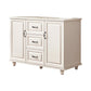 Modern Storage Chest Dresser Wood Dresser Storage Chest for Bedroom 39"L x 16"W x 29"H White Clearhalo 'Bedroom Furniture' 'Dressers & Chests' 'dressers_chests' 'furn' 'furn_dressers_chests' 'Furniture' 7638390