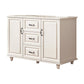 Modern Storage Chest Dresser Wood Dresser Storage Chest for Bedroom 47"L x 16"W x 29"H White Clearhalo 'Bedroom Furniture' 'Dressers & Chests' 'dressers_chests' 'furn' 'furn_dressers_chests' 'Furniture' 7638396