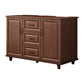 Modern Storage Chest Dresser Wood Dresser Storage Chest for Bedroom 47"L x 16"W x 29"H Nut-Brown Clearhalo 'Bedroom Furniture' 'Dressers & Chests' 'dressers_chests' 'furn' 'furn_dressers_chests' 'Furniture' 7638400
