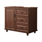 Modern Storage Chest Dresser Wood Dresser Storage Chest for Bedroom 31"L x 16"W x 29"H Nut-Brown Clearhalo 'Bedroom Furniture' 'Dressers & Chests' 'dressers_chests' 'furn' 'furn_dressers_chests' 'Furniture' 7638405