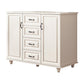 Modern Storage Chest Dresser Wood Dresser Storage Chest for Bedroom 47"L x 16"W x 35"H White Clearhalo 'Bedroom Furniture' 'Dressers & Chests' 'dressers_chests' 'furn' 'furn_dressers_chests' 'Furniture' 7638406