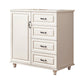 Modern Storage Chest Dresser Wood Dresser Storage Chest for Bedroom 31"L x 16"W x 35"H White Clearhalo 'Bedroom Furniture' 'Dressers & Chests' 'dressers_chests' 'furn' 'furn_dressers_chests' 'Furniture' 7638409