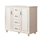 Modern Storage Chest Dresser Wood Dresser Storage Chest for Bedroom 39"L x 16"W x 35"H White Clearhalo 'Bedroom Furniture' 'Dressers & Chests' 'dressers_chests' 'furn' 'furn_dressers_chests' 'Furniture' 7638412
