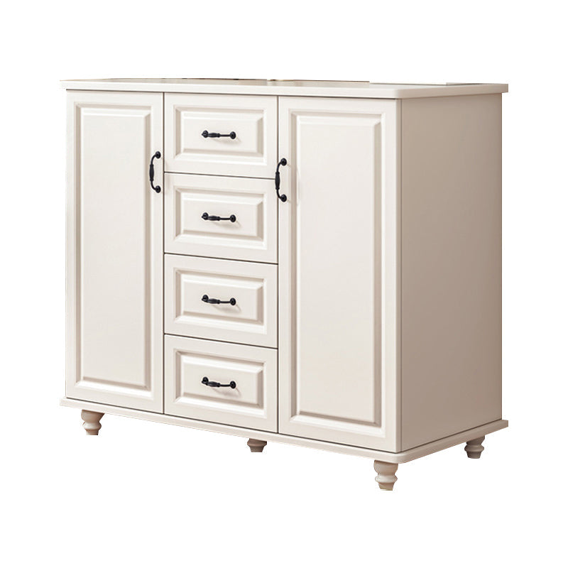 Modern Storage Chest Dresser Wood Dresser Storage Chest for Bedroom 39"L x 16"W x 35"H White Clearhalo 'Bedroom Furniture' 'Dressers & Chests' 'dressers_chests' 'furn' 'furn_dressers_chests' 'Furniture' 7638412