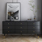 Glam Storage Chest Dresser Horizontal Storage Chest with Drawers Clearhalo 'Bedroom Furniture' 'Dressers & Chests' 'dressers_chests' 'furn' 'furn_dressers_chests' 'Furniture' 7638425