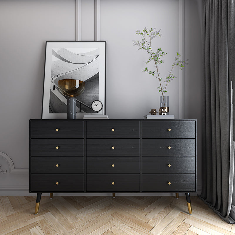 Glam Storage Chest Dresser Horizontal Storage Chest with Drawers Clearhalo 'Bedroom Furniture' 'Dressers & Chests' 'dressers_chests' 'furn' 'furn_dressers_chests' 'Furniture' 7638427