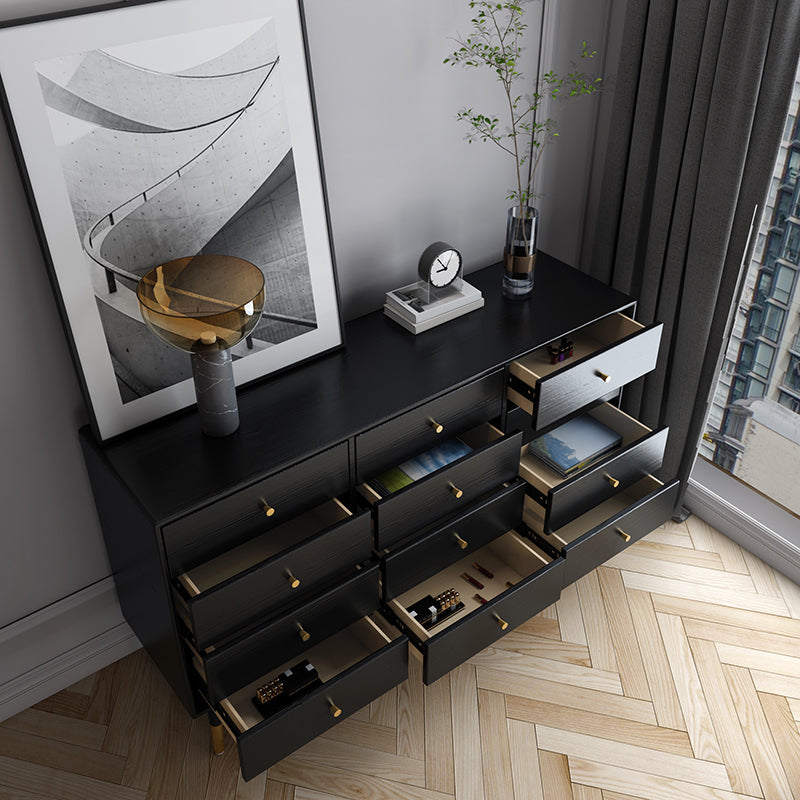 Glam Storage Chest Dresser Horizontal Storage Chest with Drawers Clearhalo 'Bedroom Furniture' 'Dressers & Chests' 'dressers_chests' 'furn' 'furn_dressers_chests' 'Furniture' 7638430