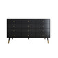 Glam Storage Chest Dresser Horizontal Storage Chest with Drawers Clearhalo 'Bedroom Furniture' 'Dressers & Chests' 'dressers_chests' 'furn' 'furn_dressers_chests' 'Furniture' 7638433