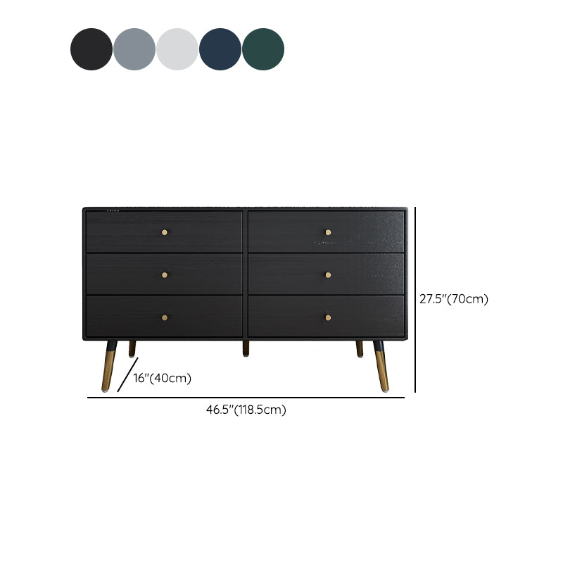 Glam Storage Chest Dresser Horizontal Storage Chest with Drawers Clearhalo 'Bedroom Furniture' 'Dressers & Chests' 'dressers_chests' 'furn' 'furn_dressers_chests' 'Furniture' 7638453