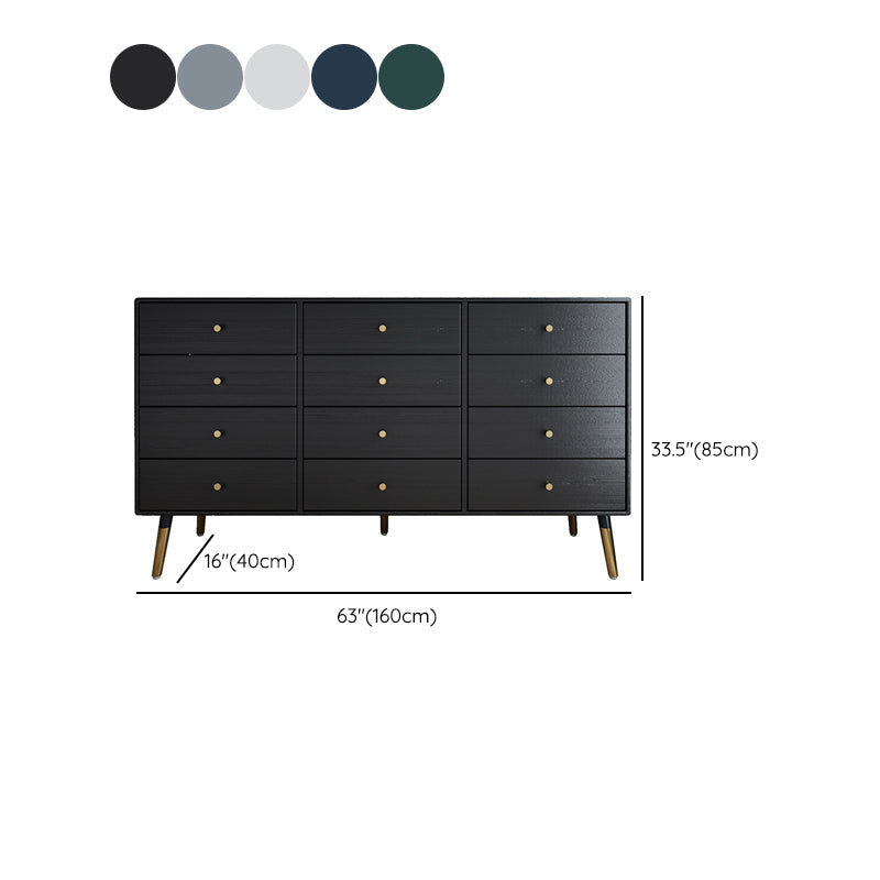 Glam Storage Chest Dresser Horizontal Storage Chest with Drawers Clearhalo 'Bedroom Furniture' 'Dressers & Chests' 'dressers_chests' 'furn' 'furn_dressers_chests' 'Furniture' 7638456