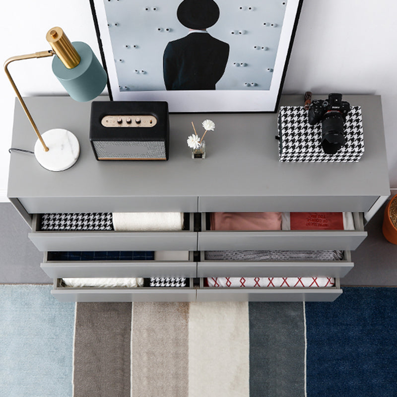 Modern Storage Chest Solid Wood Storage Chest Dresser with 8/6/4 Drawers