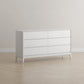 Modern Storage Chest Solid Wood Storage Chest Dresser with 8/6/4 Drawers