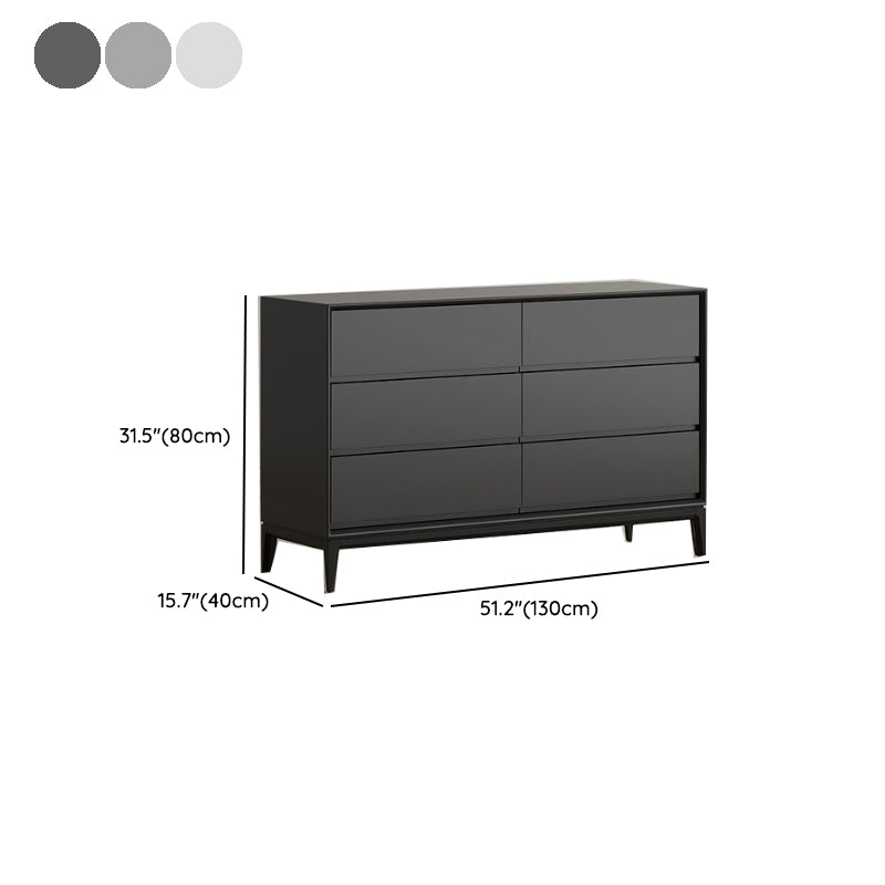 Modern Storage Chest Solid Wood Storage Chest Dresser with 8/6/4 Drawers