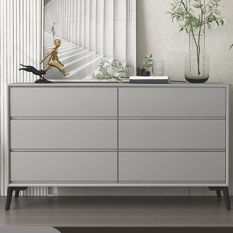 Modernismo tocador horizontal almacenamiento de madera cofre para casa