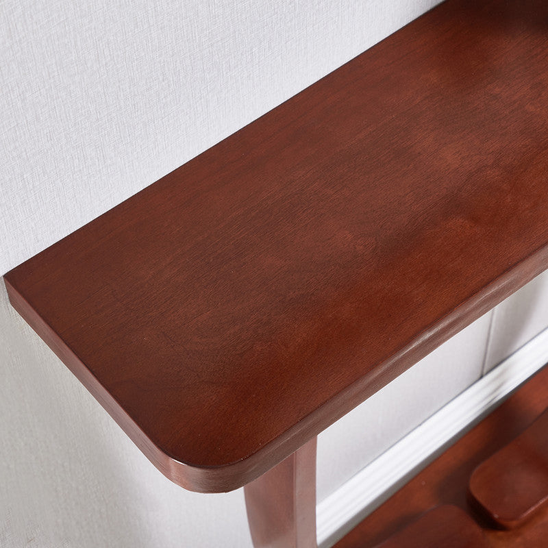 Tavolo da console contemporanea a forma di rettangolo tavolo da divano console in legno marrone
