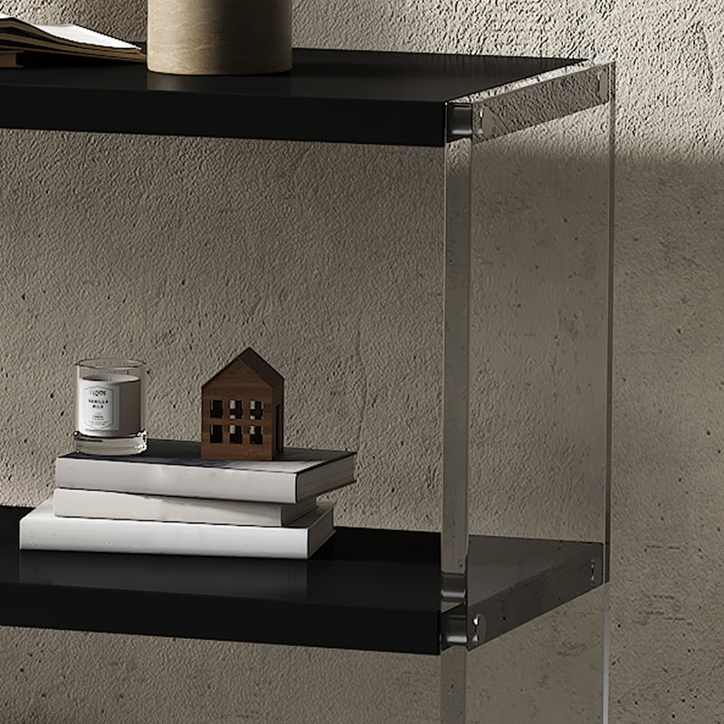 Rectangle Shape Contemporary Console Table Black/White Console Sofa Table Clearhalo 'Console Tables' 'console_tables' 'Entry & Mudroom Furniture' 'furn' 'furn_console_tables' 'Furniture' 7638612