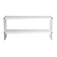 Rectangle Shape Contemporary Console Table Black/White Console Sofa Table 39.5"L x 12"W x 18"H White Clearhalo 'Console Tables' 'console_tables' 'Entry & Mudroom Furniture' 'furn' 'furn_console_tables' 'Furniture' 7638613