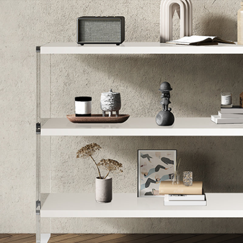 Rectangle Shape Contemporary Console Table Black/White Console Sofa Table Clearhalo 'Console Tables' 'console_tables' 'Entry & Mudroom Furniture' 'furn' 'furn_console_tables' 'Furniture' 7638616