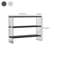 Rectangle Shape Contemporary Console Table Black/White Console Sofa Table Clearhalo 'Console Tables' 'console_tables' 'Entry & Mudroom Furniture' 'furn' 'furn_console_tables' 'Furniture' 7638625