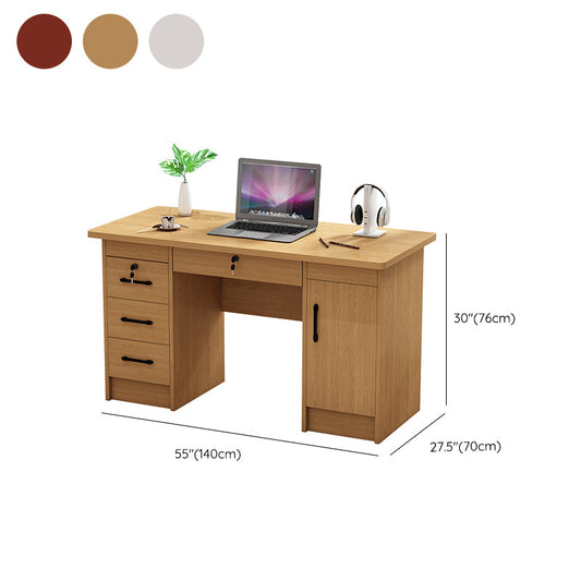 Bureau d'écriture en bois d'ingénierie bureau rectangulaire industriel