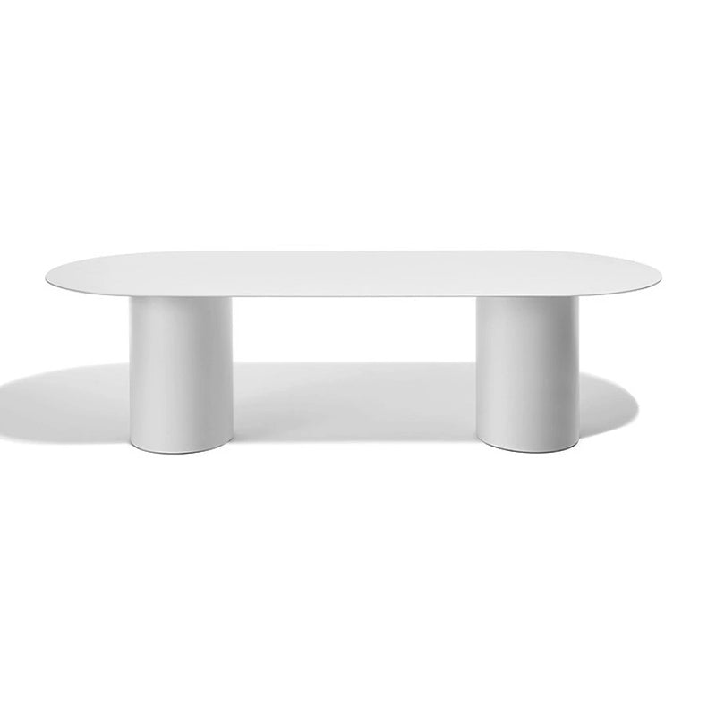 ソリッドウッドオーバルオフィスデスク会議室のための現代的なライティングデスク