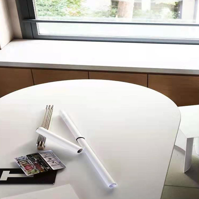 ソリッドウッドオーバルオフィスデスク会議室のための現代的なライティングデスク