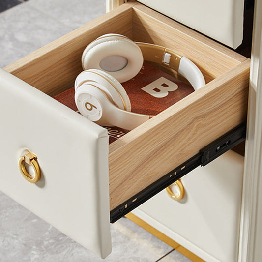 Bureau d'écriture en pierre de style glamour avec 3 tiroirs