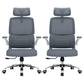 Removable Arms Office Chair Modern Tilt Mechanism No Distressing Ergonomic Slide Chair