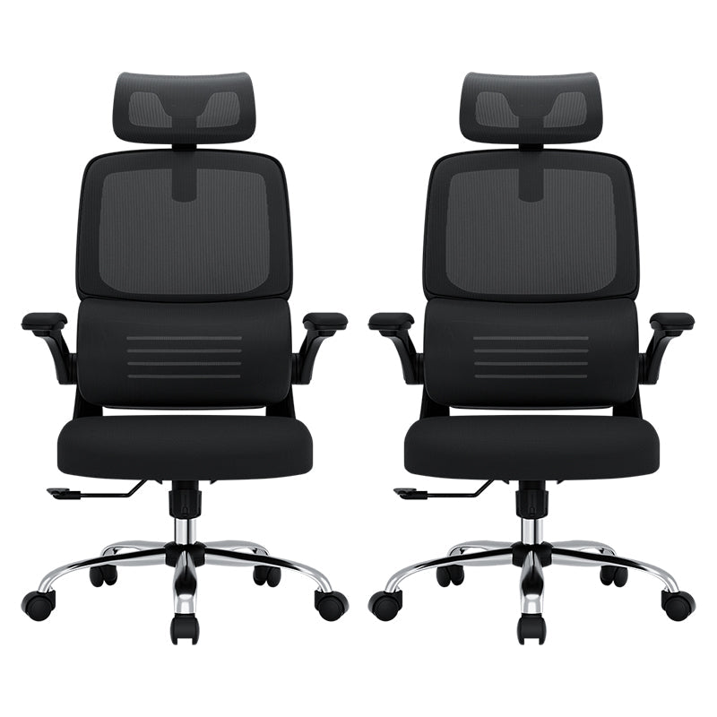 Removable Arms Office Chair Modern Tilt Mechanism No Distressing Ergonomic Slide Chair