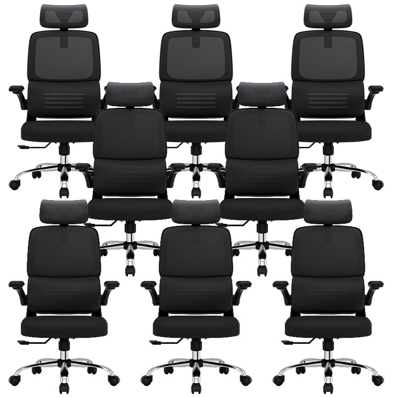 Silla de oficina de armas extraíble mecanismo moderno de inclinación sin angustia silla de diapositivas ergonómica