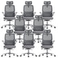 Removable Arms Office Chair Modern Tilt Mechanism No Distressing Ergonomic Slide Chair
