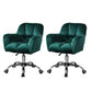 Contemporary Office Chair Armless Desk Chair with Wheels for Office
