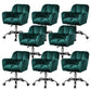 Contemporary Office Chair Armless Desk Chair with Wheels for Office