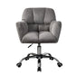 Modern Armless Office Chair Low-Back Desk Chair with Wheels for Home