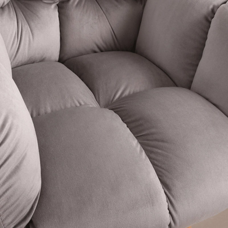 Armless Office Chair Modern Desk Chair with 4 Wooden Legs for Bedroom Clearhalo 'furn' 'furn_office_chair' 'Furniture' 'Office Chairs' 'Office Furniture' 'office_chair' 7639155