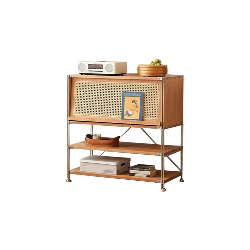 Solid Wood Bookshelf Modern Closed Back Bookcase with Shelves