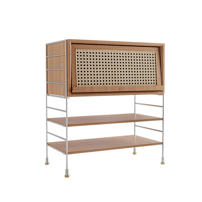 Closed Back Bookcase Modern Style Solid Wood Bookshelf with Shelves Clearhalo 'Bookcases' 'furn' 'furn_bookcases' 'Furniture' 'Office Furniture' 7639214