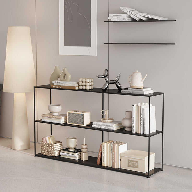 Libreria di libreria orizzontale aperta contemporanea per ufficio