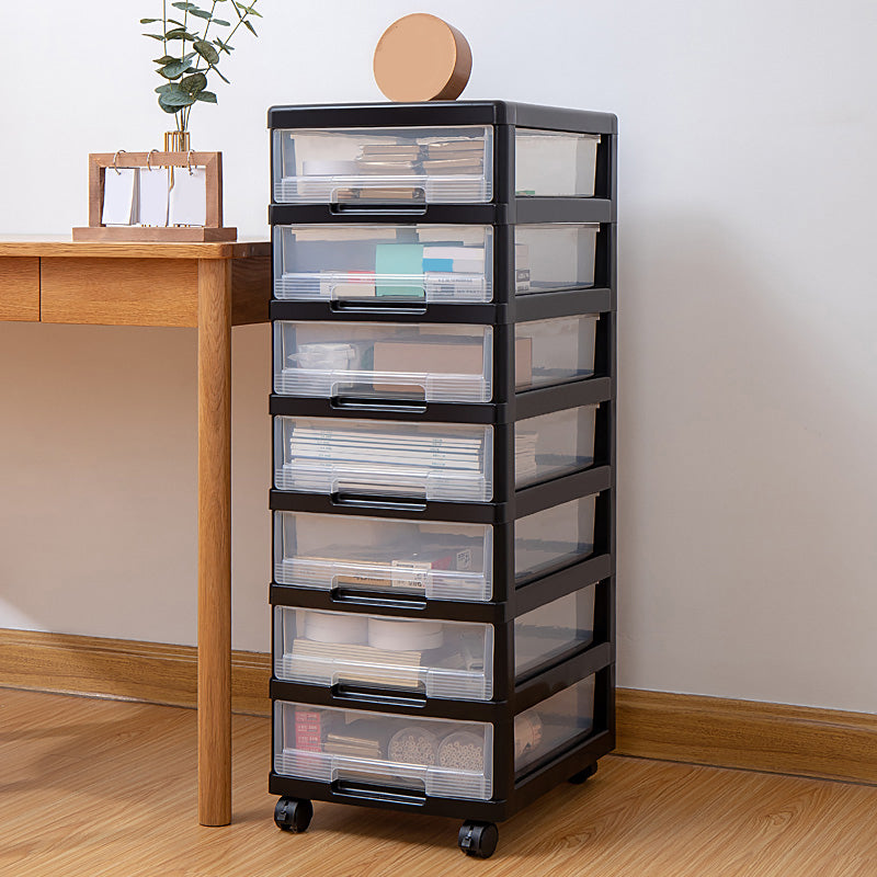 Modern Plastic Filing Cabinet Drawers Storage Filing Cabinet for Office Clearhalo 'Filing Cabinets' 'filling_cabinets' 'furn' 'furn_filling_cabinets' 'Furniture' 'Office Furniture' 7639460