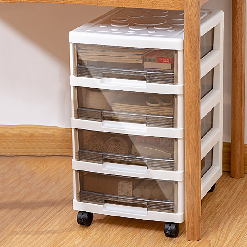 Modern Plastic Filing Cabinet Drawers Storage Filing Cabinet for Office White 4 Clearhalo 'Filing Cabinets' 'filling_cabinets' 'furn' 'furn_filling_cabinets' 'Furniture' 'Office Furniture' 7639467
