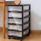 Modern Plastic Filing Cabinet Drawers Storage Filing Cabinet for Office Black 5 Clearhalo 'Filing Cabinets' 'filling_cabinets' 'furn' 'furn_filling_cabinets' 'Furniture' 'Office Furniture' 7639469