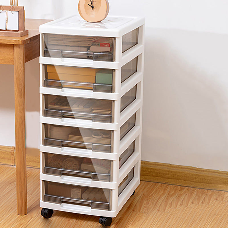 Modern Plastic Filing Cabinet Drawers Storage Filing Cabinet for Office White 6 Clearhalo 'Filing Cabinets' 'filling_cabinets' 'furn' 'furn_filling_cabinets' 'Furniture' 'Office Furniture' 7639476