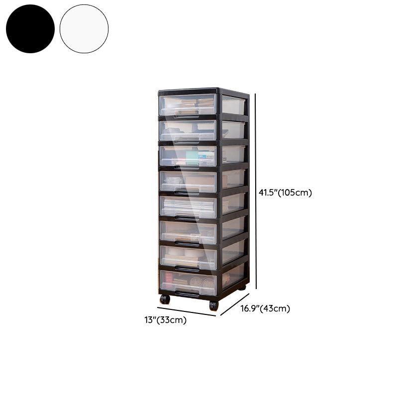 Modern Plastic Filing Cabinet Drawers Storage Filing Cabinet for Office Clearhalo 'Filing Cabinets' 'filling_cabinets' 'furn' 'furn_filling_cabinets' 'Furniture' 'Office Furniture' 7639487